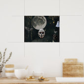 Poster d'Halloween effrayant - Éffrayant et foncé (Cuisine)