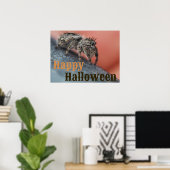 Poster d'Halloween éffrayant Spider (Bureau à domicile)
