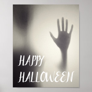 Poster d'Halloween éffrayante main