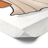 Poster d'Halloween Ghost Kawaii - Mare Wall Art (Coin)