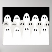 Poster d'Halloween Ghosts Ghoarly Gthering (Devant)