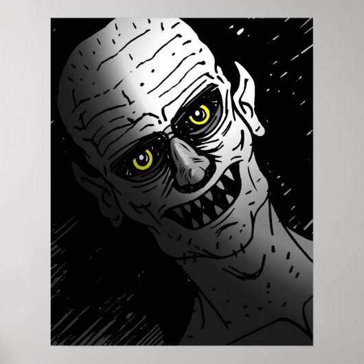 Poster d'Halloween Ghoul (Devant)
