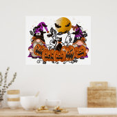 Poster d'Halloween Gnomes (Cuisine)