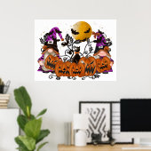 Poster d'Halloween Gnomes (Bureau à domicile)