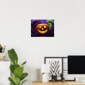 Poster d'Halloween Jack-o-Lantern (Bureau à domicile)