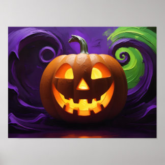 Poster d'Halloween Jack-o-Lantern