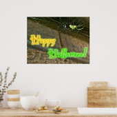 Poster d'Halloween Leucauge Orb Weaver (Cuisine)