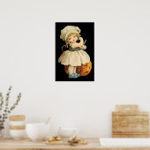 Poster d'Halloween pour la petite fille (Cuisine)