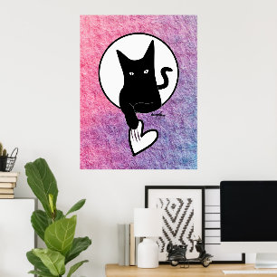 Poster d'Halloween rose par la poète Adiela Akoo
