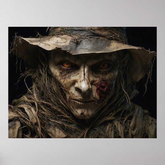 Poster d'Halloween Scarecrow (Devant)