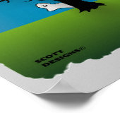 Poster d'Halloween Scooter (Coin)