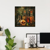 Poster d'Halloween Vintage Apothecary (Bureau à domicile)