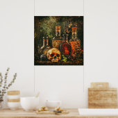 Poster d'Halloween Vintage Apothecary (Cuisine)