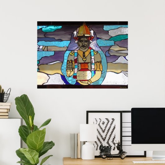 Poster Dhanvantari Imprimer/Poster (Bureau à domicile)