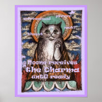 Poster Dharma Cat Four Noble Truites