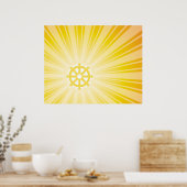 Poster Dharma Wheel Energy (Cuisine)