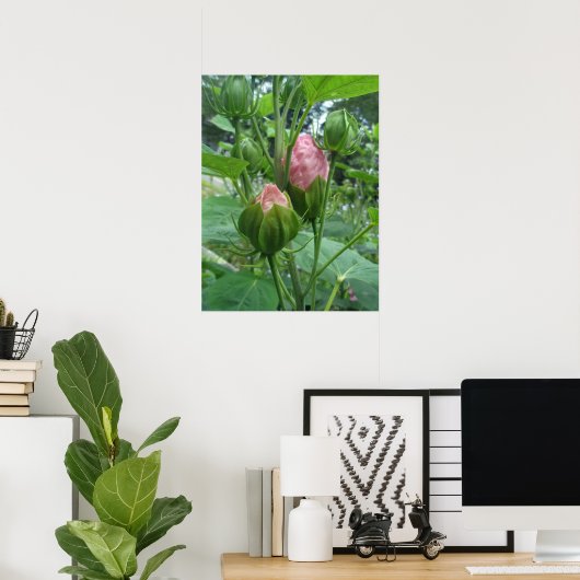 Poster d'Hibiscus Buds (Bureau à domicile)