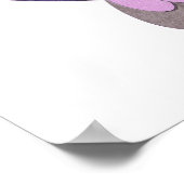 Poster d'hibiscus pourpre (Coin)