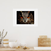 Poster d'hibou (Cuisine)