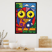 Poster d'hibou (Cuisine)