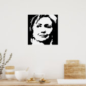 Poster d'Hillary Clinton (Cuisine)
