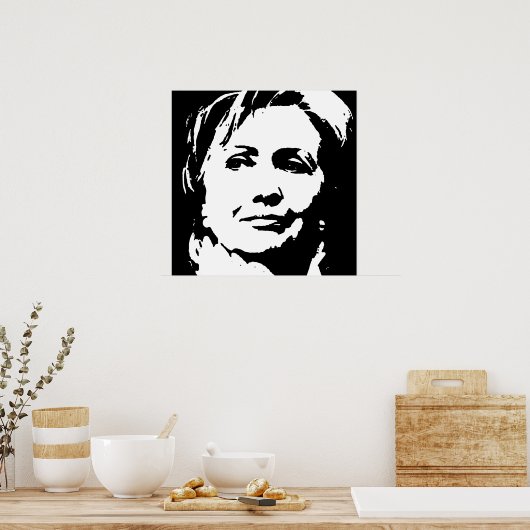 Poster d'Hillary Clinton (Cuisine)