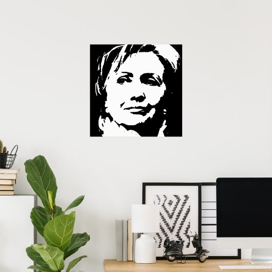 Poster d'Hillary Clinton (Bureau à domicile)