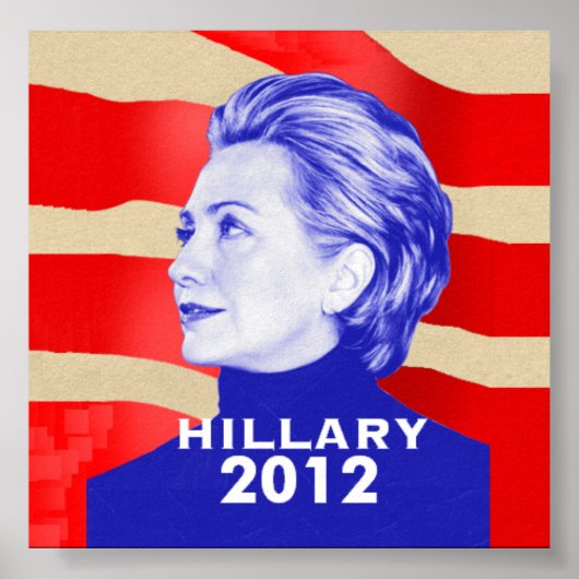 Poster d'Hillary Clinton 2012 (Devant)