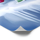 Poster d'hiver bleu (Coin)