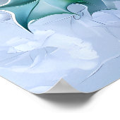 Poster d'hiver bleu (Coin)