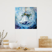 Poster d'hiver bleu (Cuisine)