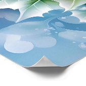 Poster d'hiver bleu (Coin)