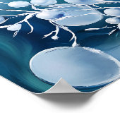 Poster d'hiver bleu (Coin)