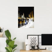 Poster d'hiver de Chicago (Bureau à domicile)