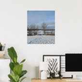 Poster d'hiver du lac Galena (Bureau à domicile)