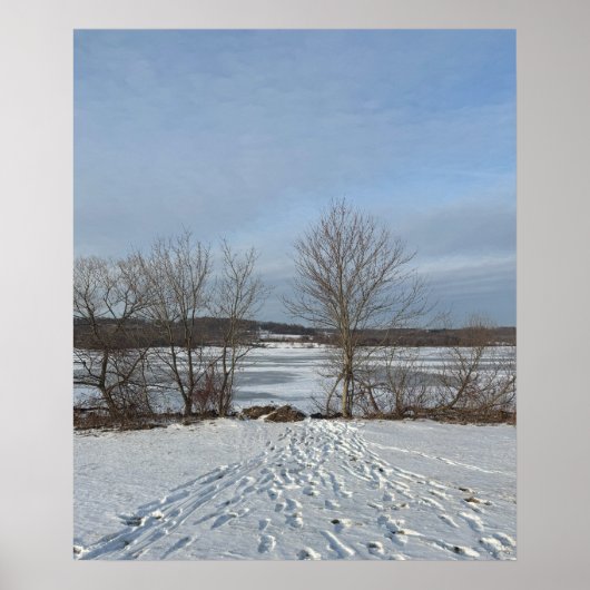 Poster d'hiver du lac Galena (Devant)