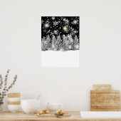 Poster d'hiver Solstice Snowfall (Cuisine)