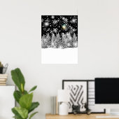 Poster d'hiver Solstice Snowfall (Bureau à domicile)