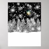 Poster d'hiver Solstice Snowfall (Devant)