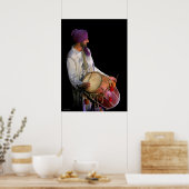 Poster Dhol Drummer, Beaux-Arts (Cuisine)