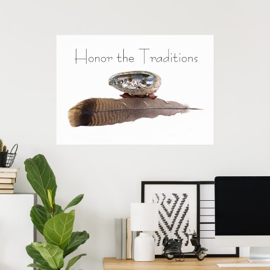 Poster d'honneur des traditions (Bureau à domicile)