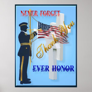 Poster d'honneur Jamais oublié