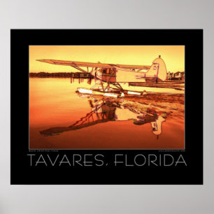 Poster d'hydravion Tavares Florida Fine Art