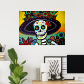 Poster Dia de los muertos (Bureau à domicile)