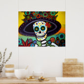Poster Dia de los muertos (Cuisine)