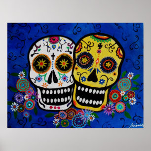 Poster Dia de los muertos