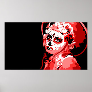 Poster dia de los muertos
