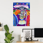 Poster Dia de Los Muertos (Bureau à domicile)