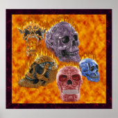 Poster Dia de Los Muertos (Devant)