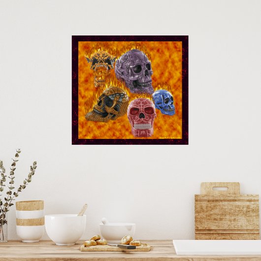 Poster Dia de Los Muertos (Cuisine)